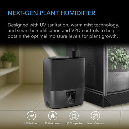 Cloudforge T5, Environmental Plant Humidifier, 9L, Smart Controls, Targeted Cool and Warm Vaporizing