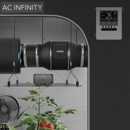 ***PRE ORDER*** Cloudline Pro T6, Quiet Inline Duct Fan System With Temperature Humidity Vpd Controller, 6-Inch
