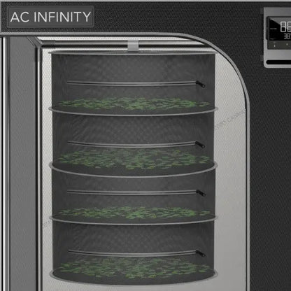 AC Infinity Hanging Herb Drying Rack, Fits 3x3 Grow Tents, Four Tiers